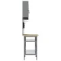 8-Piece Workbench Set Steel Gray | Foro24.es | Tu tienda online para hogar, jardín y más Foro24.es