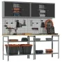 8-Piece Workbench Set Steel Gray by , Work tables - Ref: Foro24-3321502, Price: 452,56 €, Discount: %