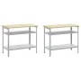 8-piece gray steel workbench set | Foro24.es | Tu tienda online para hogar, jardín y más Foro24.es
