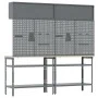 8-piece gray steel workbench set | Foro24.es | Tu tienda online para hogar, jardín y más Foro24.es