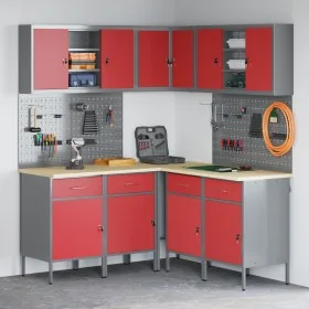 Set of 12 Work Table and Drilling Panel of 12