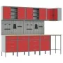 12-piece cabinet and drill panel set in red, MDF and metal | Foro24.es | Tu tienda online para hogar, jardín y más Foro24.es
