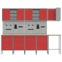 12-piece cabinet and drill panel set in red, MDF and metal | Foro24.es | Tu tienda online para hogar, jardín y más Foro24.es