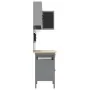 10-Piece Tool Storage Table Set Black Offset Wood and Metal | Foro24.es | Tu tienda online para hogar, jardín y más Foro24.es