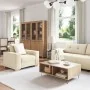 3-Piece Sofa Set with Linen Cushions | Foro24.es | Tu tienda online para hogar, jardín y más Foro24.es