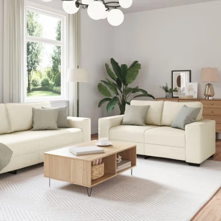 3-piece sofa set with linen cushions | Foro24.es | Tu tienda online para hogar, jardín y más Foro24.es