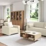 3-piece sofa set with linen cushions | Foro24.es | Tu tienda online para hogar, jardín y más Foro24.es