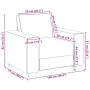 3-teilige Sofagarnitur mit Leinenkissen von , Sofas - Ref: Foro24-3324607, Preis: 714,78 €, Rabatt: %