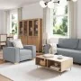 3-Piece Sofa Set with Light Grey Cushions | Foro24.es | Tu tienda online para hogar, jardín y más Foro24.es
