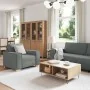 Conjunto de Sofá de 3 Piezas con Cojines en Tela Gris Oscuro de , Sofás - Ref: Foro24-3324610, Precio: 620,66 €, Descuento: %
