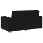 3-Piece Sofa Set with Black Fabric Cushions | Foro24.es | Tu tienda online para hogar, jardín y más Foro24.es