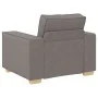 3-Piece Sofa Set with Taupe Fabric Cushions | Foro24.es | Tu tienda online para hogar, jardín y más Foro24.es