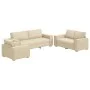 3-piece sofa set with cream fabric cushions | Foro24.es | Tu tienda online para hogar, jardín y más Foro24.es