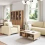 3-piece sofa set with cream fabric cushions | Foro24.es | Tu tienda online para hogar, jardín y más Foro24.es
