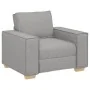 3-Piece Sofa Set with Cloud Grey Fabric Cushions | Foro24.es | Tu tienda online para hogar, jardín y más Foro24.es