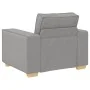 3-Piece Sofa Set with Cloud Grey Fabric Cushions | Foro24.es | Tu tienda online para hogar, jardín y más Foro24.es