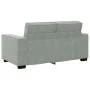 3-Piece Sofa Set with Light Grey Velvet Cushions | Foro24.es | Tu tienda online para hogar, jardín y más Foro24.es