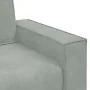 3-Piece Sofa Set with Light Grey Velvet Cushions | Foro24.es | Tu tienda online para hogar, jardín y más Foro24.es