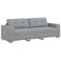 3-Piece Sofa Set with Light Grey Fabric Cushions | Foro24.es | Tu tienda online para hogar, jardín y más Foro24.es