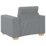 3-Piece Sofa Set with Light Grey Fabric Cushions | Foro24.es | Tu tienda online para hogar, jardín y más Foro24.es