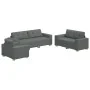 3-Piece Sofa Set with Dark Grey Fabric Cushions | Foro24.es | Tu tienda online para hogar, jardín y más Foro24.es