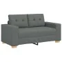 3-Piece Sofa Set with Dark Grey Fabric Cushions | Foro24.es | Tu tienda online para hogar, jardín y más Foro24.es