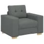 3-teilige Sofagarnitur mit dunkelgrauen Stoffkissen von , Sofas - Ref: Foro24-3324629, Preis: 628,41 €, Rabatt: %