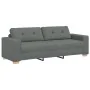 3-Piece Sofa Set with Dark Grey Fabric Cushions | Foro24.es | Tu tienda online para hogar, jardín y más Foro24.es