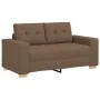 3-Piece Sofa Set with Brown Fabric Cushions | Foro24.es | Tu tienda online para hogar, jardín y más Foro24.es