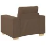 3-Piece Sofa Set with Brown Fabric Cushions | Foro24.es | Tu tienda online para hogar, jardín y más Foro24.es