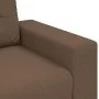 3-Piece Sofa Set with Brown Fabric Cushions | Foro24.es | Tu tienda online para hogar, jardín y más Foro24.es
