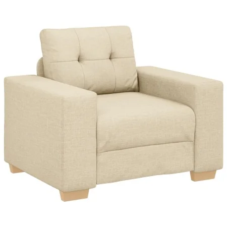 3-Piece Sofa Set with Cream Fabric Cushions | Foro24.es | Tu tienda online para hogar, jardín y más Foro24.es