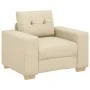 3-Piece Sofa Set with Cream Fabric Cushions | Foro24.es | Tu tienda online para hogar, jardín y más Foro24.es