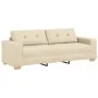 3-Piece Sofa Set with Cream Fabric Cushions | Foro24.es | Tu tienda online para hogar, jardín y más Foro24.es
