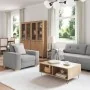 3-Piece Sofa Set with Cloud Grey Fabric Cushions | Foro24.es | Tu tienda online para hogar, jardín y más Foro24.es