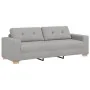 3-Piece Sofa Set with Cloud Grey Fabric Cushions | Foro24.es | Tu tienda online para hogar, jardín y más Foro24.es