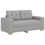 3-Piece Sofa Set with Cloud Grey Fabric Cushions | Foro24.es | Tu tienda online para hogar, jardín y más Foro24.es