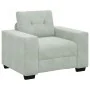 3-piece sofa set with cushions in light gray velvet | Foro24.es | Tu tienda online para hogar, jardín y más Foro24.es