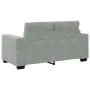 3-piece sofa set with cushions in light gray velvet | Foro24.es | Tu tienda online para hogar, jardín y más Foro24.es