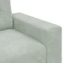 3-piece sofa set with cushions in light gray velvet | Foro24.es | Tu tienda online para hogar, jardín y más Foro24.es