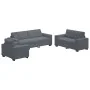 3-Piece Sofa Set with Dark Grey Velvet Cushions | Foro24.es | Tu tienda online para hogar, jardín y más Foro24.es