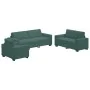 3-Piece Sofa Set with Dark Green Velvet Cushions | Foro24.es | Tu tienda online para hogar, jardín y más Foro24.es