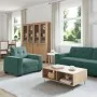3-Piece Sofa Set with Dark Green Velvet Cushions | Foro24.es | Tu tienda online para hogar, jardín y más Foro24.es