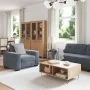 3-Piece Sofa Set with Dark Grey Velvet Cushions | Foro24.es | Tu tienda online para hogar, jardín y más Foro24.es