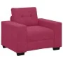 3-Piece Sofa Set with Wine Red Velvet Cushions | Foro24.es | Tu tienda online para hogar, jardín y más Foro24.es