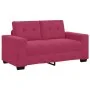 3-Piece Sofa Set with Wine Red Velvet Cushions | Foro24.es | Tu tienda online para hogar, jardín y más Foro24.es