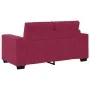 3-Piece Sofa Set with Wine Red Velvet Cushions | Foro24.es | Tu tienda online para hogar, jardín y más Foro24.es