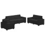 3-teilige Sofagarnitur mit schwarzen Samtkissen von , Sofas - Ref: Foro24-3324644, Preis: 689,08 €, Rabatt: %