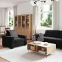 Juego de Sofá de 3 Piezas con Cojines de Terciopelo Negro | Foro24.es | Tu tienda online para hogar, jardín y más Foro24.es