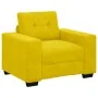 3-piece sofa set with yellow velvet cushions | Foro24.es | Tu tienda online para hogar, jardín y más Foro24.es